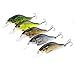 FOVONON Crankbaits Set Lure Fishing Hard Baits Swimbaits Boat Ocean Topwater Lures Kit Fishing Tackle Minnow Vib Set for Trout Bass Perch Fishing Lures with Box
