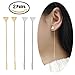 Bar Dangle Threader Drop Earrings Tassel Triangle Ear Studs Women Linear Hoops Geometric Charms Jewelry 2 Mixed Pair