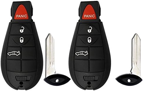 Keyless Entry Car Remote Control Replacement Key Fob 4 Button for M3N5WY783X IYZ-C01C (Pack of 2)