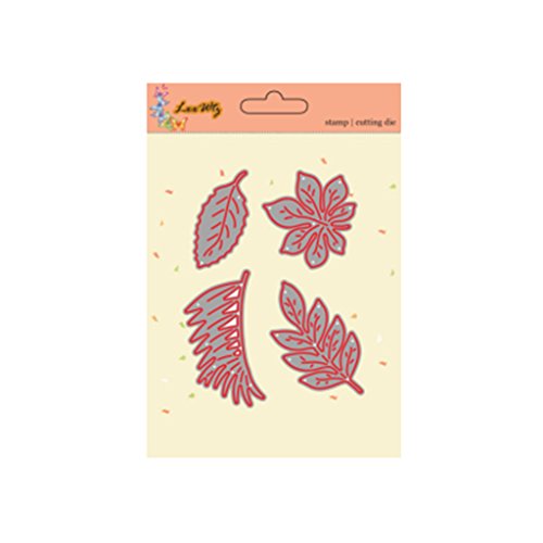 Misright Creative Embossing Leaf Combination Metal Steel Cutting Dies Stencils DIY Scrapbooking - Thumbnail 3
