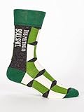 Blue Q Men's Novelty Crew Socks 