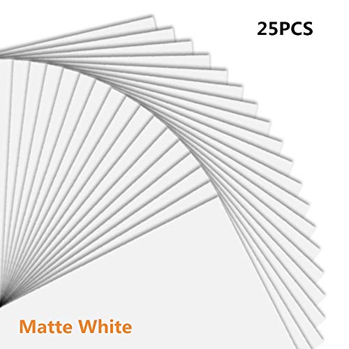 image for weliu Premium Printable Vinyl Sticker Paper for Your Inkjet Printer - 