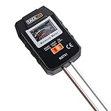 TACKLIFE Soil Tester, 3-in-1 Soil Moisture/Light/pH Tester for Home, Garden, Plant, Farm, Lawn, Indoor & Outdoor (No Battery Needed) Gardening Tools Kit for Plant Healthy - MST01