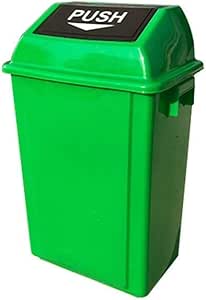 POETRY Bote de Basura Ambiental Bote de Basura de plástico Cuadrado