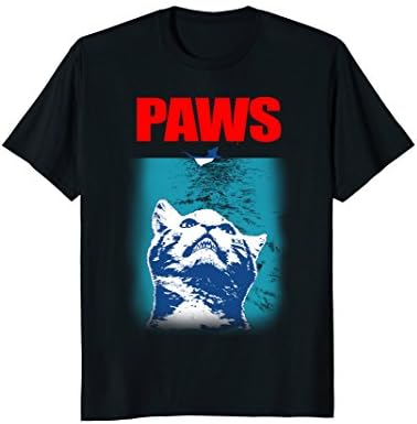 Paws underwater shark attack Tshirt