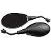 GOOFIT 8mm Clockwise Universal Motorcycle Scooter Moped ATV Mirrors Black Fits for GY6 Touring Bikes Sport Bike Cafe Racers Electric Scooters Side Rear View Mirrors primary