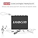 LOBKIN Portable Waterproof Bluetooth Speaker, Outdoor Speaker with 5W Driver, 10 Hours Playtime for iPhone, Gift, Pool, Beach, Golf, Outdoor