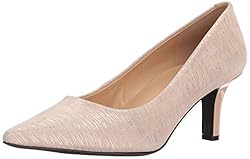 Trotters Women's Noelle Pump, Tan Metallic, 6.0 N US