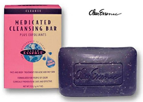 Clear Essence Platinum Line Extra Strength Medicated Cleansing Bar plus Exfoliants (4.7 oz.) by Clear Essence