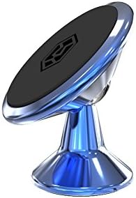 Magnetic Phone Car Dashboard Mount, 360 Rotating Universal Fully Metal Magnetic Phone Car Mount Holder for Smartphones (Blue)