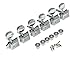 Dopro Chrome Split Shaft Vintage Guitar Tuning Keys Pegs Guitar Tuners Machine Heads for Strat Tele
