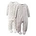 Just One You By Carter's Unisex-Baby 2-Pack Footed Sleeper - Gray