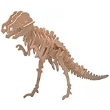 BITOO Smilelove 3D Wooden Puzzle Tyrannosaurus Animal Jigsaw Puzzle T-Rex Dinosaur Model Toy