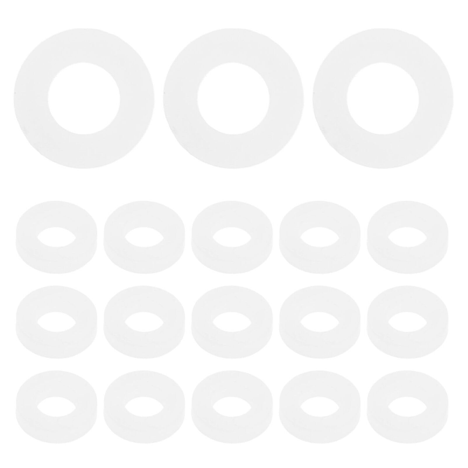 JOINPAYA 100pcs Drum Washers Plastic Tension Rod Washer Percussion Instrument Pads Drum Set Plastic Washers Snare Drum Parts Snare Drum Pads