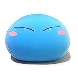 Helen-sky Tensei Shitara Slime Datta Ken Slime Plush Toy 15.7'' Mascot Blue Cute Children Gift Stuffed Birthday Pillow Cartoon Doll (C)