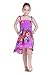 Girl Purple Floral Hawaiian Luau Dress in Various Styles