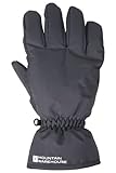 Mountain Warehouse Men’s Ski Gloves - Snow Proof, Textured Palm with Adjustable Cuffs & Fleece Lined - Great fit and improved warmth & textured palms for better grip