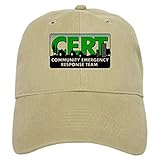 CafePress - CERT cap - Baseball Cap with Adjustable Closure, Unique Printed Baseball Hat