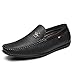 Beverly Hills Polo Club Men's Driving Shoes Slip-on Loafer Moccasin Textured Casual Lightweight Flat Boat Shoes for Men