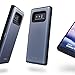 Galaxy Note 8 Case, TORU [Note 8 Wallet Case] Dual Layer Hidden Credit Card Holder ID Slot Card Case with Mirror for Samsung Galaxy Note 8 (2017) - Orchid Gray