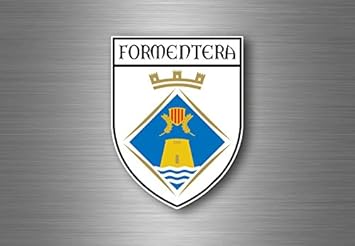 Akacha Aufkleber Sticker Autoaufkleber Wappen Schild Flagge Spanien Formentera Amazon De Auto
