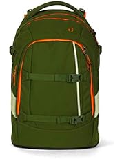 satch Pack Green Phantom, ergonomischer Schulrucksack, 30 Liter, Organisationstalent, Grün