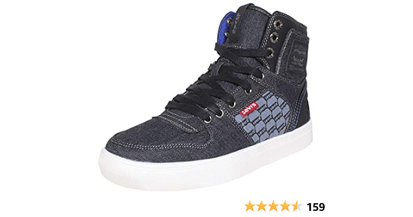 Hi Denim Fashion Hightop Sneaker Shoe 