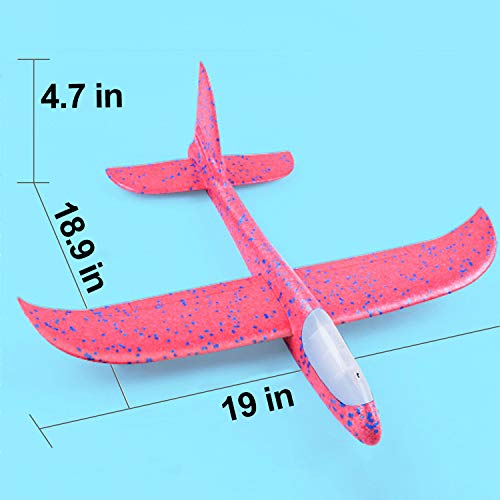 2 Airplane+Throwing+Glider+Outdoor+Flying