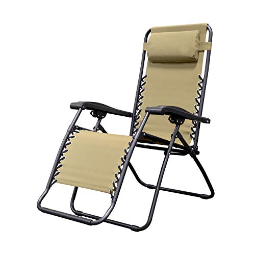 Caravan Sports Infinity Zero Gravity Chair, Beige (Renewed)
