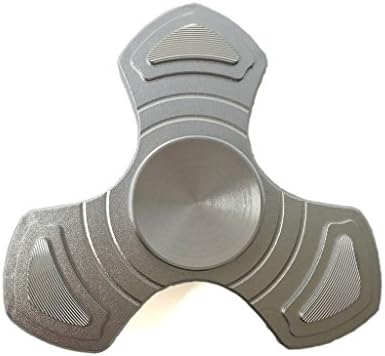 SWORDSMAN Fidget Spinner High Speed Aluminium Alloy With Stainless Steel Bearing ,Anti-Anxiety And Attention Increasing Toys(Silvery)