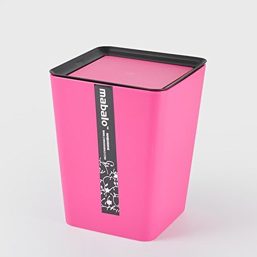 mini plastic trash/Creative desktop in the Office paper basket/household sanitary bucket without cover the living room-C