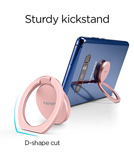 Spigen Soporte Anillo Movil, Style Ring 360 Anillo Soporte Teléfono para Todos los teléfonos y tabletas - Rose Gold - Imagen 5