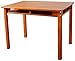 Lipper International 534P Child's Rectangular Table with Shelves and 2 Chairs, Pecan Finish
