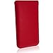 iGadgitz Premium Pouch Sleeve Red Leather Case Cover for Apple iPhone 7, 6S & 6 4.7