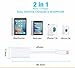Splitter and Lightning Adapter for iPhone 7 / 7 Plus / 8 / 8 Plus / X,Dual Lightning Ports, Headphone Jack Audio & Charge Cable at the same time, Data Sync, Call Function, Supports iOS 11 or later