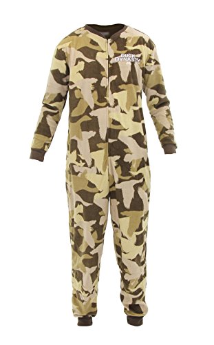 Duck Dynasty Men's Duck Camo Fleece Union Suit-XS-Camo