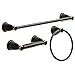 Franklin Brass Kinla 3-Piece Bath Hardware Towel Bar Accessory Set, Oil Rubbed Bronze primary