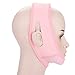 Facial Lifting Strap, V Line Mask Neck Double Chin Belt Skin Care Chin Lifting Firming Wrap(Pink)