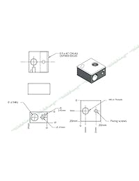 wahhing bricolaje extremo caliente de metal para RepRap 3d impresora filamento 1,75 mm, 0,4 mm de la boquilla,