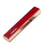 OBON Mini Portble USB Port Electronic Windproof Flameless Electronic Pulse Arc Cigarette Lighter USB Charging Cigar Lighter Rechargeable No Gas Cigarette Lighter