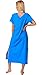 SLR Brands Plus Size Cotton Stretchy Flowy Loose Fit Tunic Casual Beach Dress With Pocket