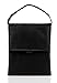 Eunichara Basic Cooler Lunch Bag Foldable with Thermal Insulated Lining Reusable (Cooler/Warmer) - Black