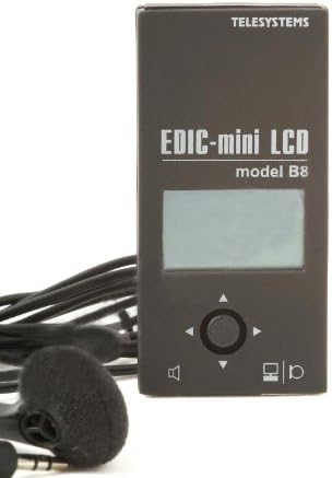 Edic-mini LCD B8 2400Hr 16GB Professional Voice Recorder Portable Dictaphone Small size Replaceable battery Voice Activated