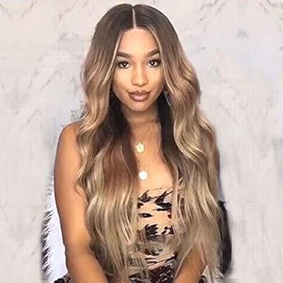 Amazon Hot Selling Wigs Medium Length Curly Hair Large Wave