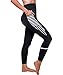 Women Sauna Weight Loss Sweat Pant Fashion Design Slimming Neoprene Hot Body Shaper Leggings (Black Sauna Pant, M)