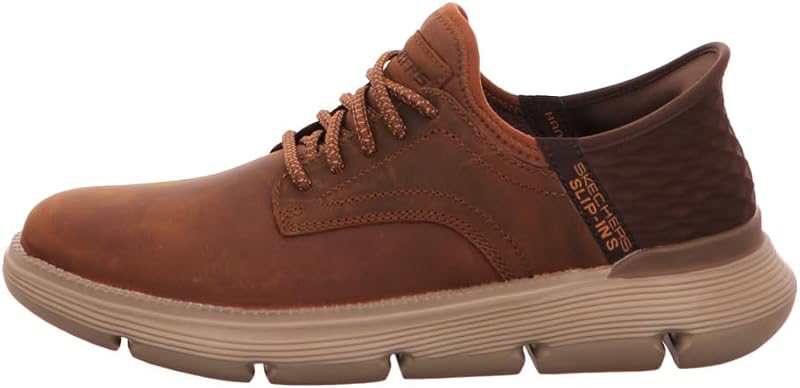 Homme Garza Gervin Slip-on, Dark Brown Leather, 42 EU