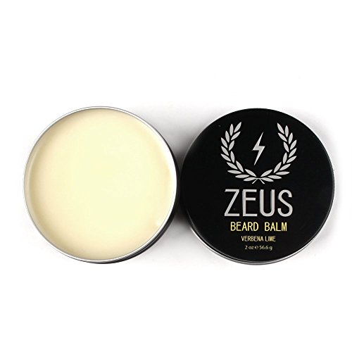 ZEUS Conditioning Beard Balm, Verbena Lime, 2 Ounce