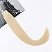 ABH AmazingBeauty Hair Semi-permanent Real Remi Remy Human Tape in Human Hair Extensions 50g 20pcs Skin Weft Tape Attached Invisible Seamless Reusable Platinum Ash Blonde Color 60 14 Inch