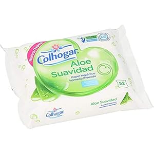 COLHOGAR Hig. Wet Aloë Toiletpapier, veelkleurig, 78 stuks