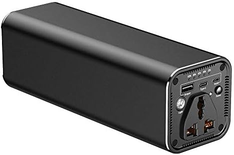 AC Outlet Portable Laptop Power Bank, Universal 116Wh/31200mAh 100W Travel Notebook Charger & External Battery Pack for HP, Dell, Lenovo, MacBook (Black-2)